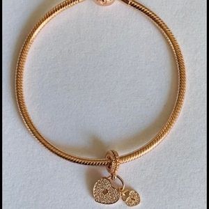 Pandora bracelet with the charm